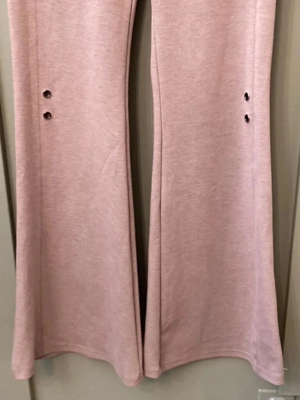 Free People Movement Downhill Flared Sweatpants High Rise Moonlight Mauve Sz XS
